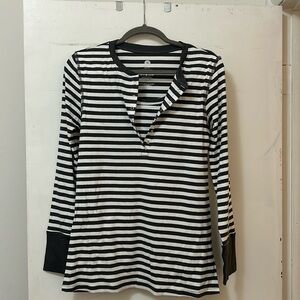 Kindred Bravely Maternity/ Nursing Henley Long Sleeve Shirt, LARGE